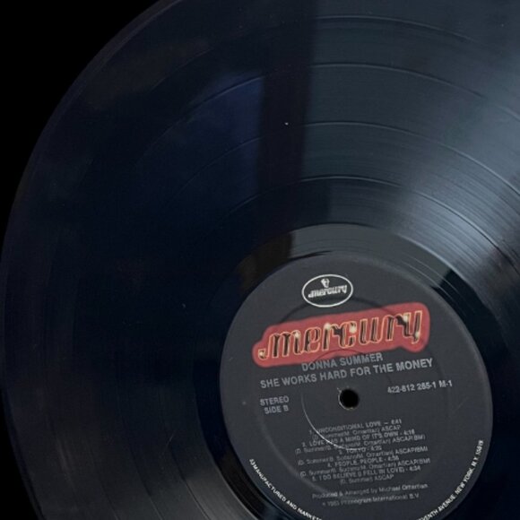 Donna Summer She Works Hard for the Money Vinyl LP 1983 Record Label PolyGram - Picture 14 of 15